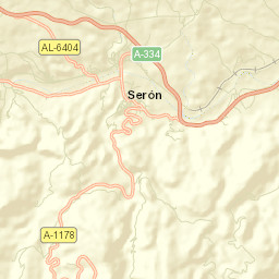 Serón Street Map
