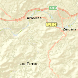 Zurgena Street Map
