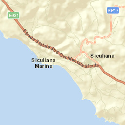 Siculiana Street Map