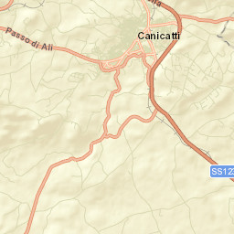 Canicattì Street Map