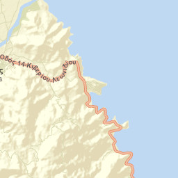 Ágios Andréas Street Map