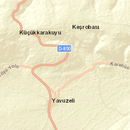 Yavuzeli Street Map