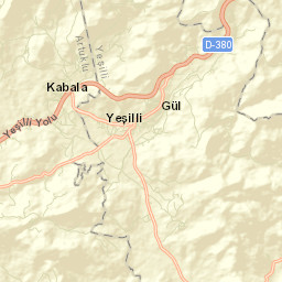 Yeşilli Street Map