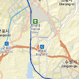 Gunpo-si Street Map