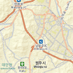 Wonju-si Street Map