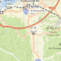 Kashiwazaki Street Map