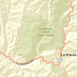 Redwood Terrace California Street Map