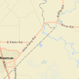 1300-2132 Hills Ferry Rd Newman CA Street Map