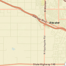 9248 Longview Ave Atwater CA Street Map