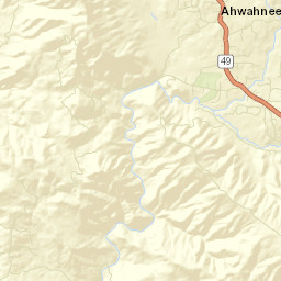 Ahwahnee Street Map