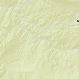 Mono Hot Springs California Street Map
