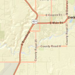 1-25 North Market Street Cortez CO Street Map