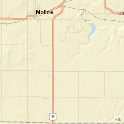 500-538 3rd Street, Moline, KS 67353, USA Street Map