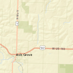 Ash Grove Street Map