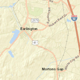 Earlington Street Map