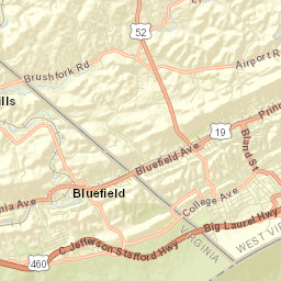 Bluefield Street Map