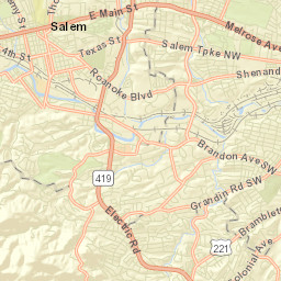 Salem Street Map