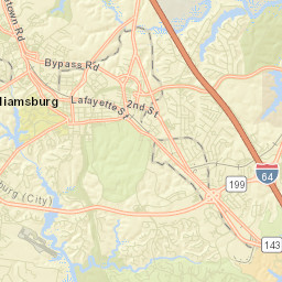 Williamsburg Street Map