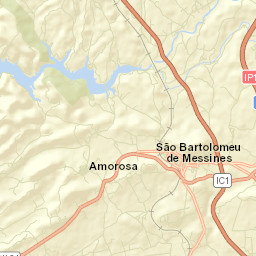 São Bartolomeu de Messines Street Map
