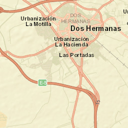 Dos Hermanas Street Map