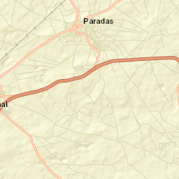 Paradas Street Map