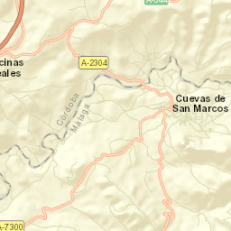 Cuevas de San Marcos Street Map