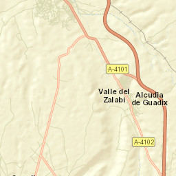 Guadix Street Map