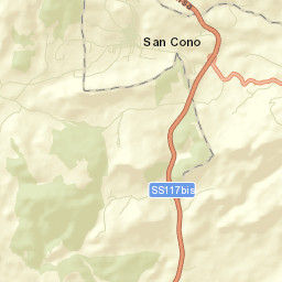 San Cono Street Map