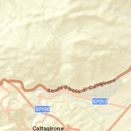 Caltagirone Street Map