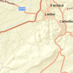 Lentini Street Map