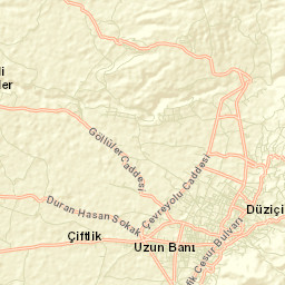 Düziçi İlçesi Street Map