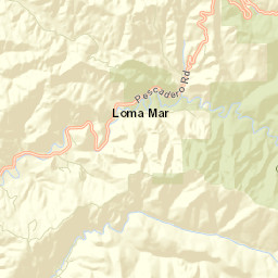 Loma Mar California Street Map