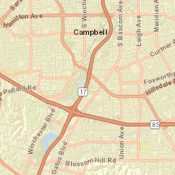 Shannon California Street Map