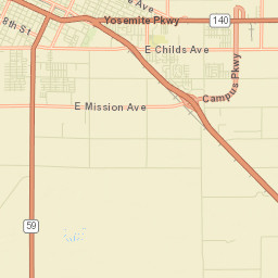 Kadota California Street Map