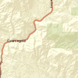Coarsegold California Street Map