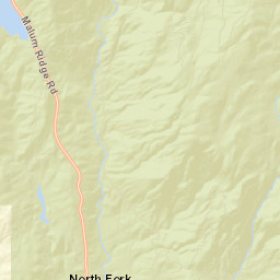 South Fork California Street Map