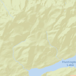 Cedar Crest California Street Map