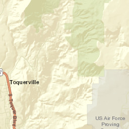 Toquerville Street Map