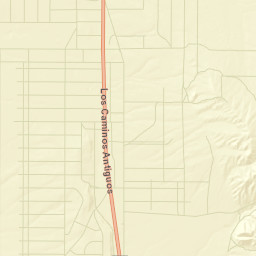 Costilla County Street Map