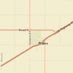 Plains Street Map
