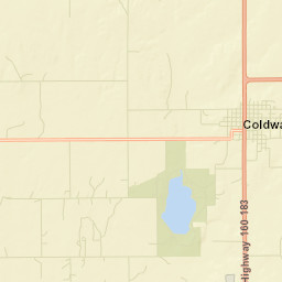 Coldwater Street Map