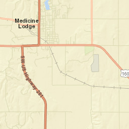 Medicine Lodge Street Map