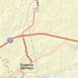 Dawson Springs Street Map