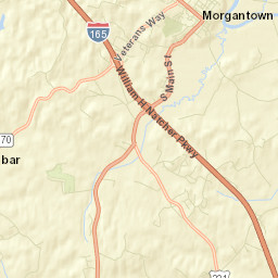 Butler County Street Map