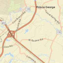 Prince George Street Map