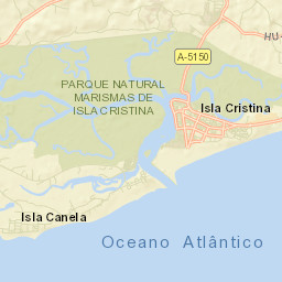 Isla Cristina Street Map
