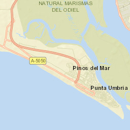 Punta Umbría Street Map