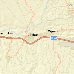 Fuente Vaqueros Street Map