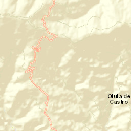 Olula de Castro Street Map