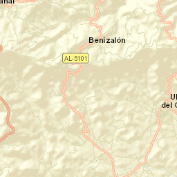 Uleila del Campo Street Map